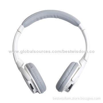 Bluetooth Headset with 40mm Driver Unit, Supports TF Card, Fm Radio